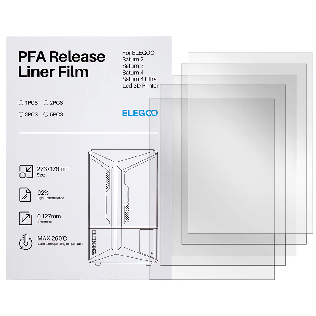 PFA Film for Saturn 4/4 Ultra/4 Ultra 16K (10 Pcs) - Image 6