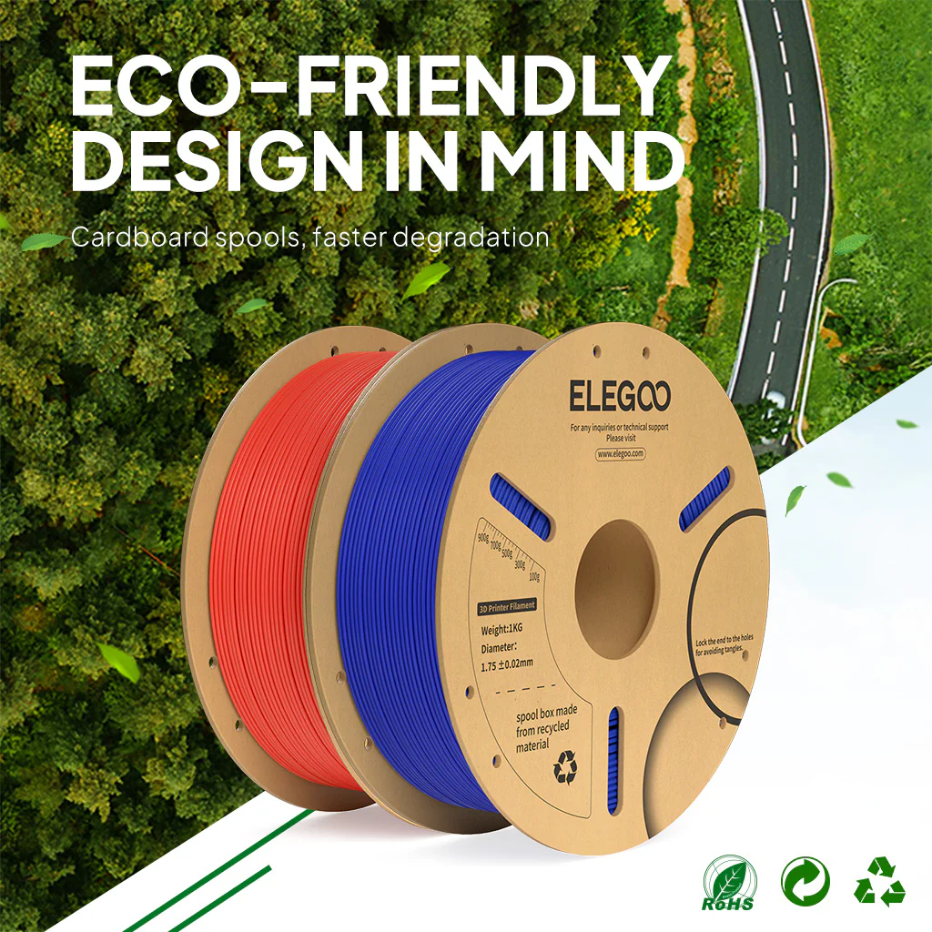 PLA Plus Filament Blue & Red 10 kg - Image 5