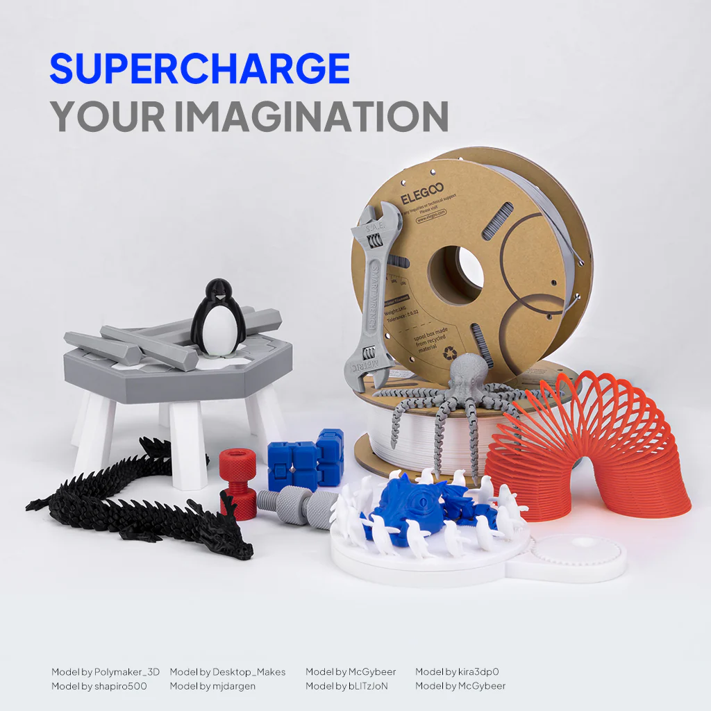 PLA Plus Filament Grey 10 kg - Image 3